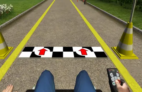 Screenshot aus dem Programm WheelSim